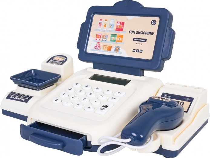 Skener z lučko in zvokom