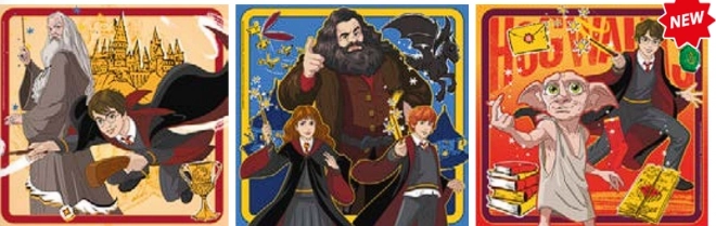Sestavljanka kvadrat: Harry Potter, 3x48 kosov