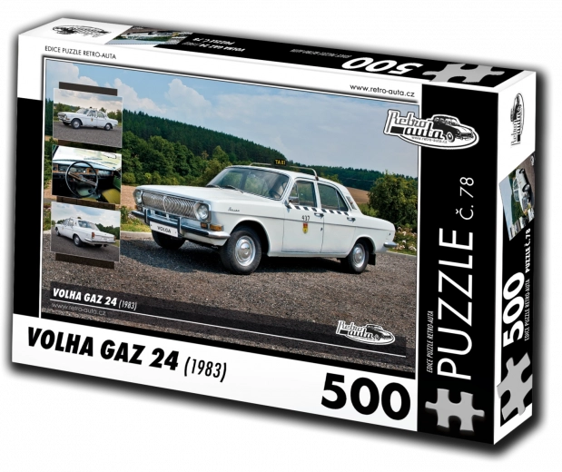 Zbirateljska sestavljanka RETRO-AVTOMOBILI Volga GAZ 24 500 kosov