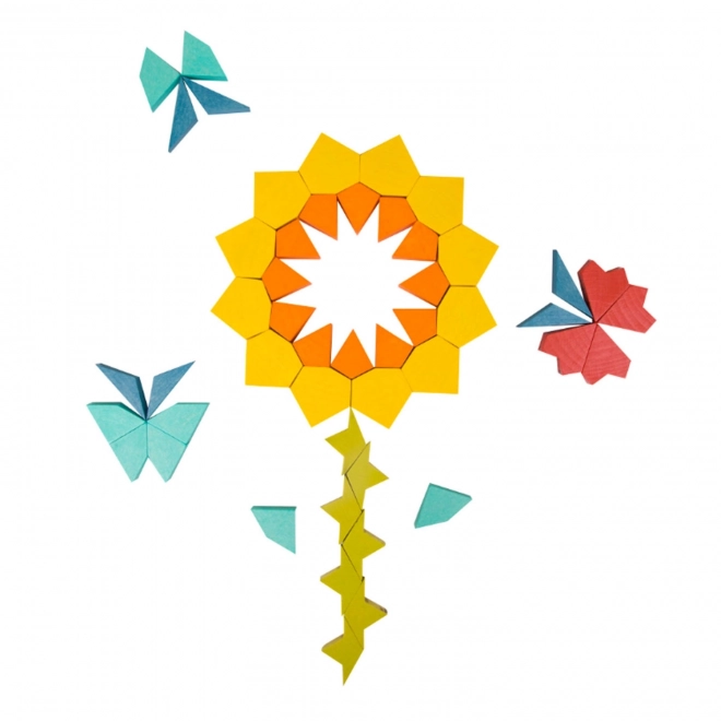 Montessori sestavljanka mandala - vzorci, oblike in barve