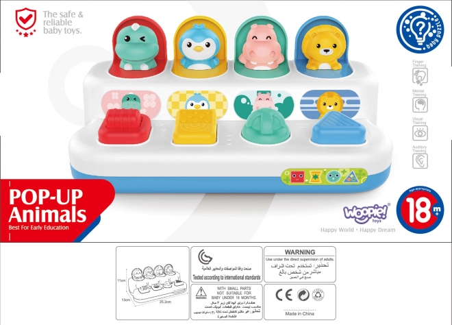Izskočijoče živalce pop-up od Woopie