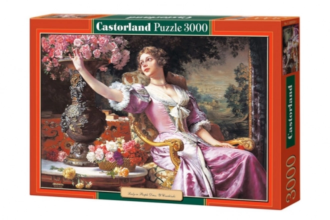 Puzzle 3000 kosov ženska v vijoličnih oblekah W. Czachórski
