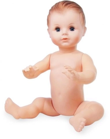 Petitcollin Plavalna punčka 50 cm (rjave oči)