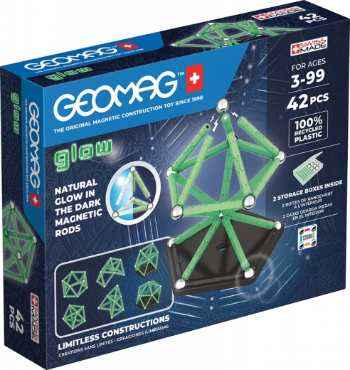 Geomag Glow konstruktor 42 kosov