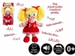 Cunjasta punčka Lucinka 30 cm, poje v češčini