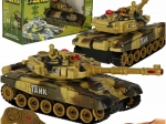 RC tank 2,4 GHz z vrtljivo kupolo in svetlobnimi učinki