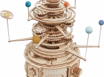 Leseni mehanski model Osončja ROKR Orrery 3D sestavljanka
