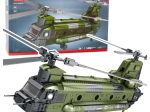 Gradbeni komplet vojaški helikopter CH-47 CHINOOK – 1451 kosov