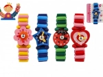 Wooden kids’ wristwatches – 4 cheerful shapes