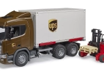 Commercial Truck SCANIA Super 560R UPS with Forklift BRUDER 1:16