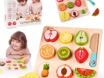 Klasični Svet Leseno Sadje za Rezanje Montessori Komplet