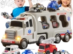 Woopie reševalni set 5 v 1 z vlačilcem in vozili