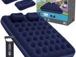 Bestway velour air mattress Queen 203 × 152 cm with pump and pillows