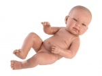Llorens New Born deček – realistična dojenčkova punčka z v celoti vinilnim telesom 40 cm