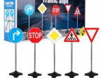 Komplet 5 prometnih znakov na stojalih za male voznike 3+