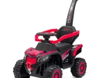 Električni poganjalec z vodilno palico BABY MIX Ruggy – rdeč