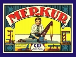Gradbeni set MERKUR Classic C03 – kovinski retro komplet, 141 modelov