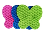 Plastična masažna podloga za stopala 36 × 38 cm, 3 barve