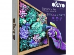 OKTO Tenderness likovni modelirni komplet – sukulente v lesenem okvirju 21 × 21 cm