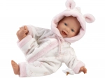 Llorens Little Baby realistična punčka dojenček z mehkim tekstilnim telesom