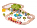 Lesena železnica Kmetija od Bigjigs Rail