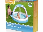 Napenljiv otroški bazenček s prho Sharktastic