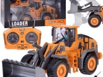 RC gradbeni buldožer s premičnim krakom in lučmi