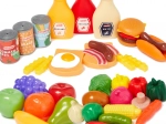 Plastična živila za otroško kuhinjico – velika set 44 kos CASDON