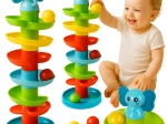 Kruzzel kroglični stolp s spiralno stezo za otroke 18+ mesecev