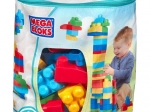 Mega Bloks velika vreča kock – modra (80 kosov)