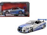 Kovinski model avtomobila 2002 Nissan Skyline GT‑R R34 1:24 Hitri in drzni