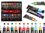 Set akrilnih barv v tubah – 24 barv