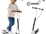 Trike Fix otroški zložljivi skiro z LED kolesi, črn