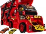 Avtotransporter z izstreljevalnikom in 6 kovinskimi avtomobilčki