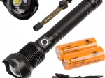 Vojaška taktična svetilka Bailong XHP90 s Power Zoom