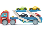 Leseni tovornjak z avtomobilčki Le Toy Van