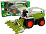 Velik zeleni kombajn s premičnimi deli
