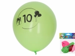Nafukljivi baloni 30 cm s številko 10 – set 5 kos