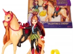 Unicorn Academy Valentina in Cinder – figurica deklice in samoroga z dodatki