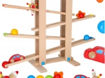 Leseni montessori XXL set za kroglične steze