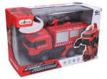 RC avtorobot gasilci 26 cm z vodnim topom in transformacijo