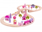Lesena železniška proga Princeskin osmerokotnik Bigjigs Rail
