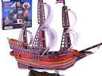 3D puzzle ladja Golden Hind, 108 koščkov
