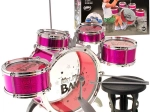Otroški komplet bobnov, 5 delov s stolčkom