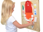 Masterkidz stenska senzomotorična tabla higiena ust Flex Montessori