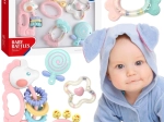 WOOPIE Baby senzorični komplet ropotuljic in grizal - 5 kosov