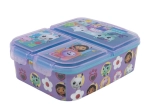 Vijolična škatla za kosilo Gabby's Dollhouse s 3 predelki