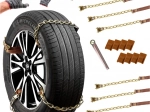 Snežne verige – protizdrsni pasovi za pnevmatike, komplet 8 kosov