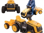EVO otroški električni traktor JCB s prikolico