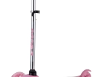Rožnati trikolesni skiro z LED kolesi